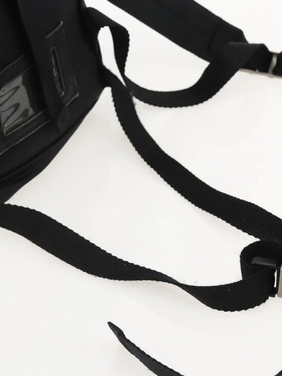 PRADA Backpack Nylon Black Silver Auth 175381 main image 9